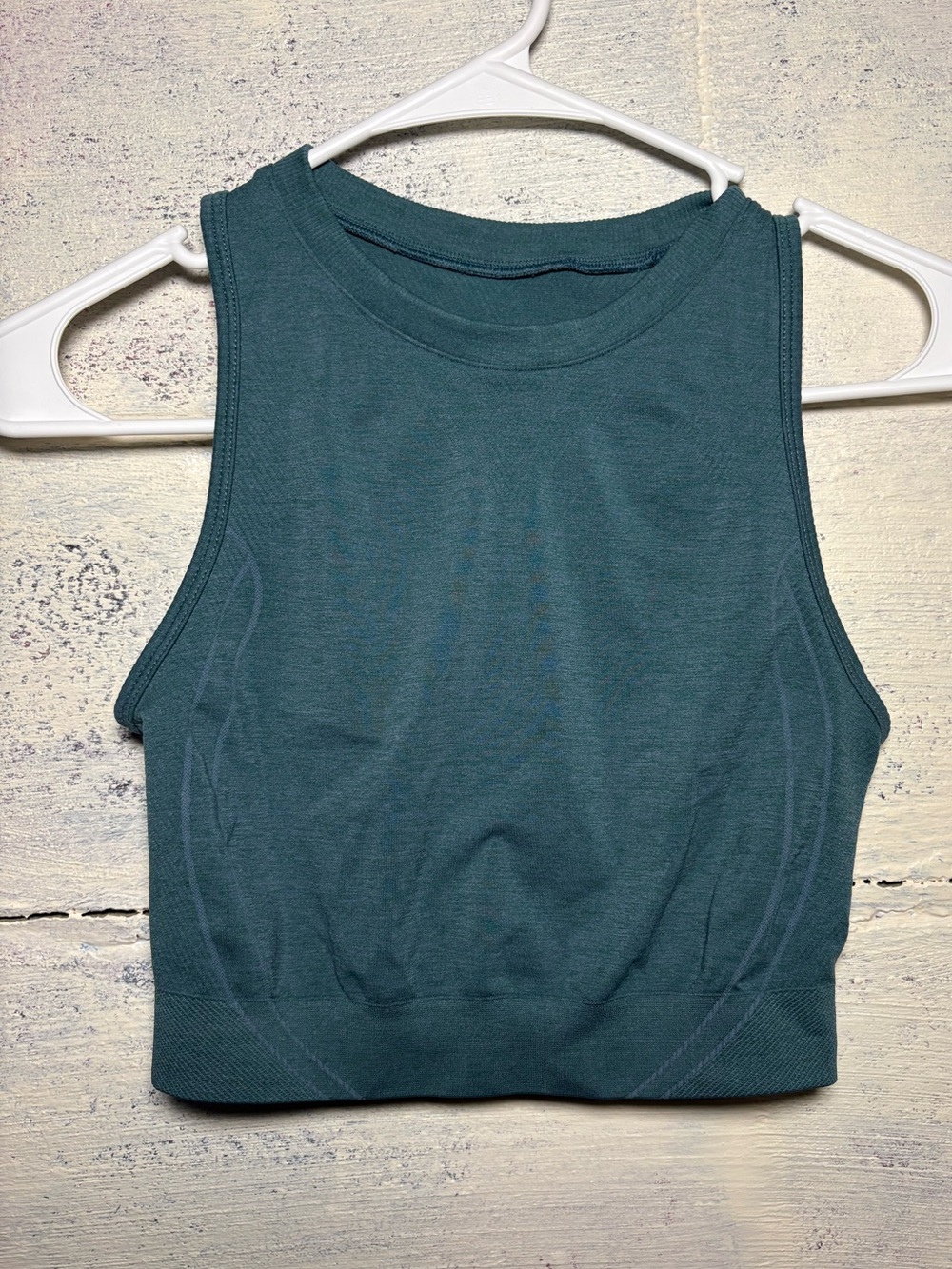 Alphalete Stratus Blue Crop top Tank Sz M